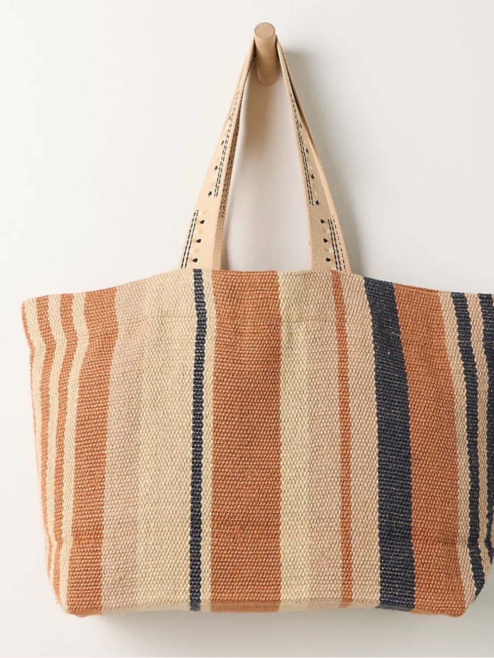 Free People Copacabana Tote. NWT. Natural - Picture 4 of 7